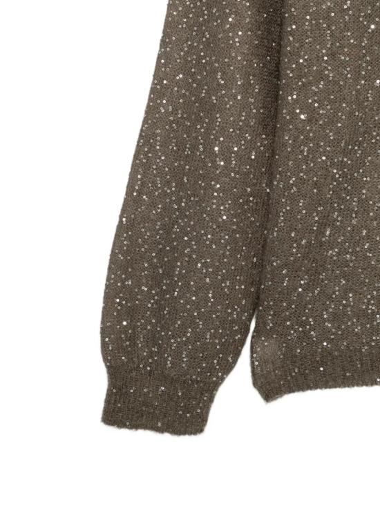 26FW 누드 터틀넥 1101W26154 234 DARK GREEN - NUDE