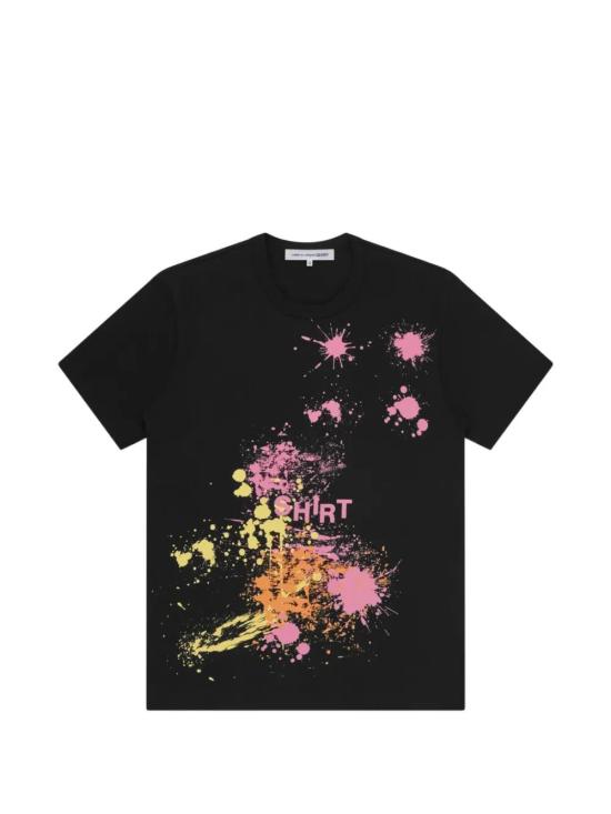 26FW 꼼데가르송 반팔 티셔츠 FR T006 W26 1 BLACK