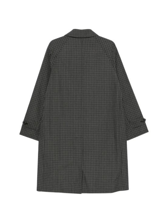 26FW 매킨토시 코트 OC2315 GREY CHECK X KHAKI - MACKINTOSH