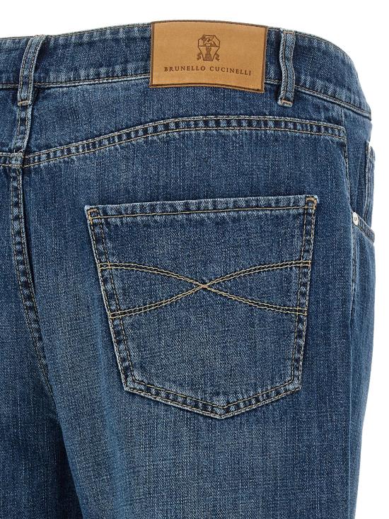 26FW 브루넬로 쿠치넬리 데님 팬츠 M0Z37X1290C1471 Blue - BRUNELLO CUCINELLI