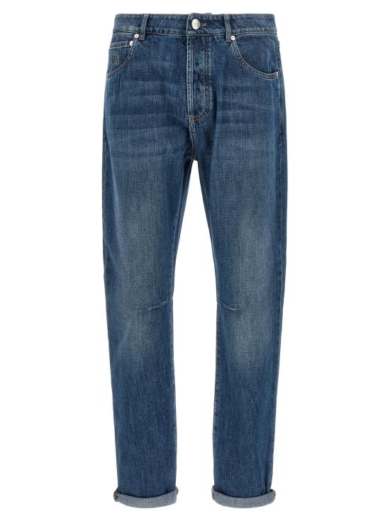 26FW 브루넬로 쿠치넬리 데님 팬츠 M0Z37X1290C1471 Blue