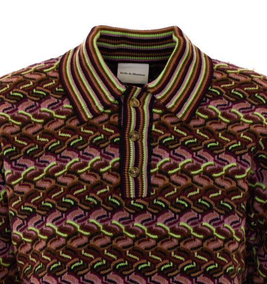 26FW 드롤드무슈 폴로 티셔츠 PO244 WO007MC MULTICOLOR - DROLE DE MONSIEUR