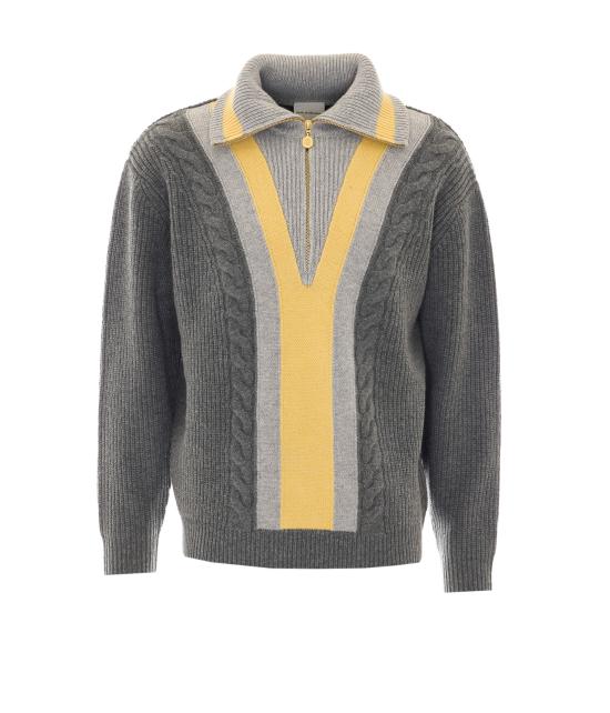 26FW 드롤드무슈 스웨터 PO238 WO027GY GREY