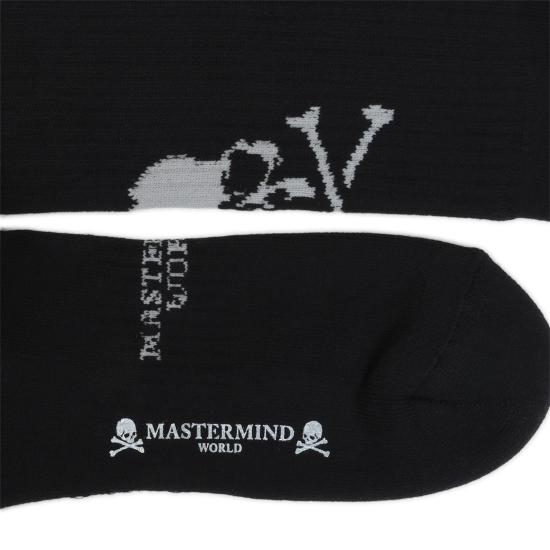 26FW 마스터마인드 양말 MW26SE2SO002 BLACK - MASTERMIND