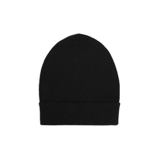 26FW 릭 오웬스 리브드 니트 비니 RP02F5495 RIBM 09 BLACK