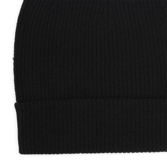 26FW 릭 오웬스 리브드 니트 비니 RP02F5495 RIBM 09 BLACK - RICK OWENS
