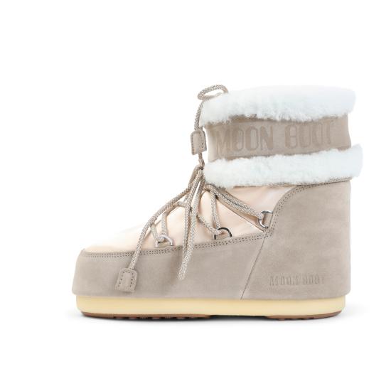 26FW 문부츠 아이콘 나일론 로우 부츠 80D1409910 JL01 PALE PEACH SAND - MOON BOOT