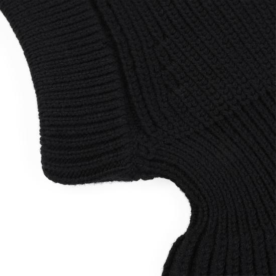 26FW 르메르 워스티드 울 골지 니트 바라클라바 TA0029 LK1069 BK999 BLACK - LEMAIRE