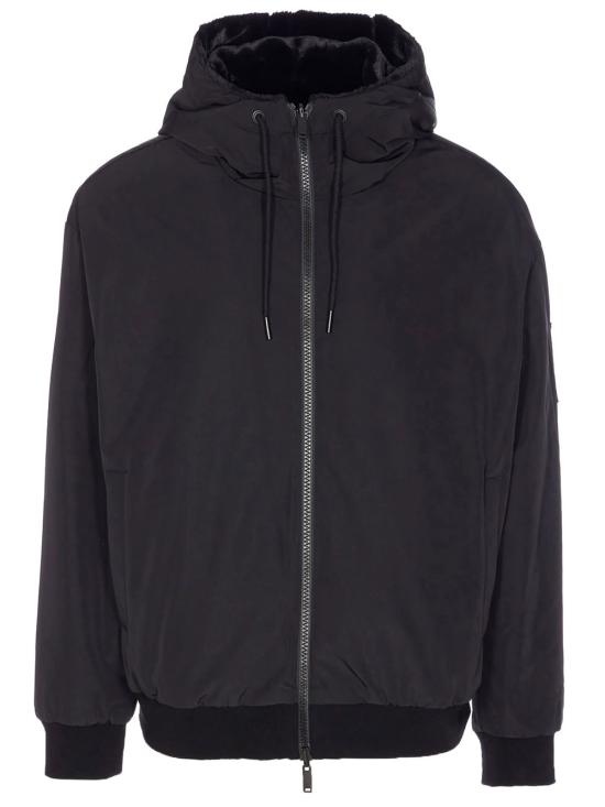 26FW 무스너클 롤랜드 리버시블 버니 자켓 M35MS623 292 BLACK