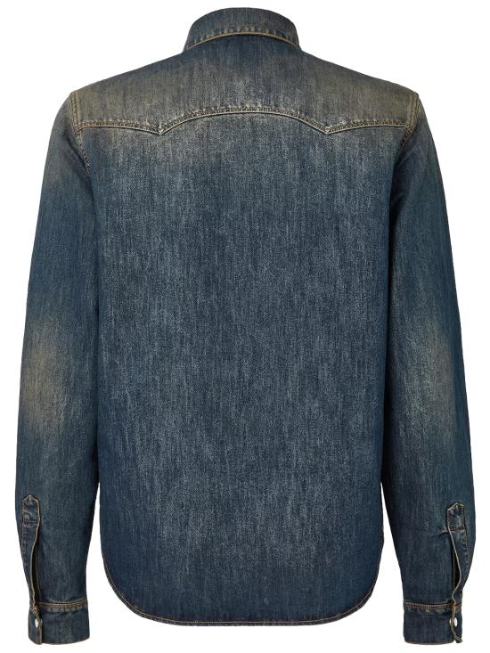 26FW 펜디 긴팔 셔츠 FLF002 B1PD F19S8 BLU STONE WASH - FENDI
