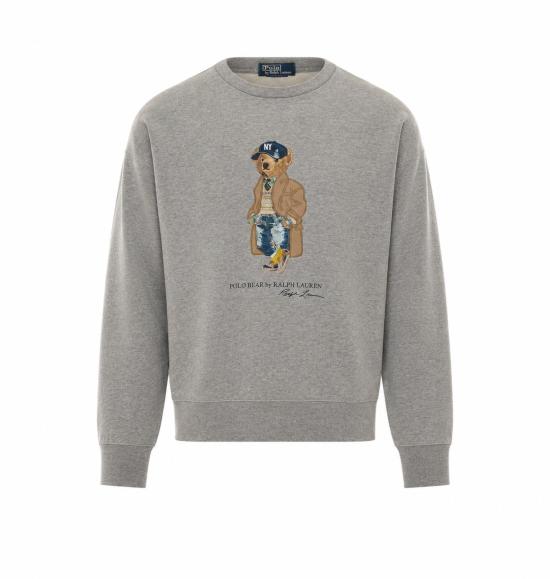 26FW 폴로 랄프로렌 긴팔 티셔츠 710B27080001 ANDOVER HEATHER GREY