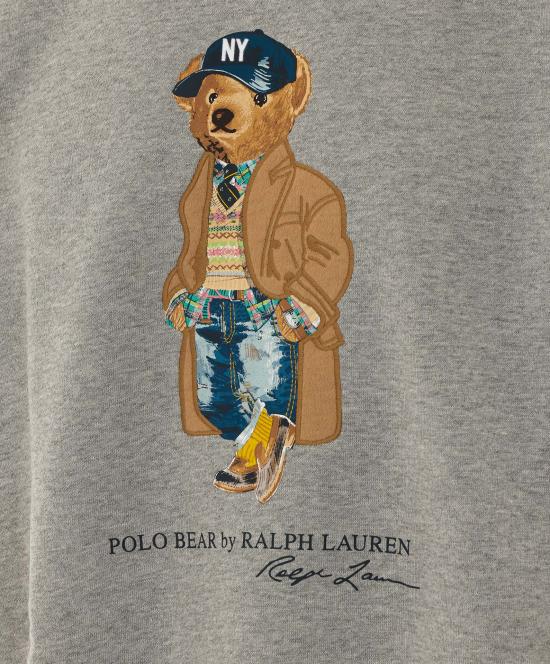 26FW 폴로 랄프로렌 긴팔 티셔츠 710B27080001 ANDOVER HEATHER GREY - POLO RALPH LAUREN