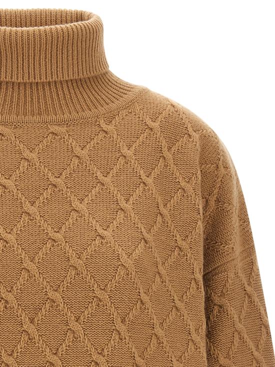26FW 막스마라 니트웨어 밤볼라 스웨터 및 가디건 베이지 - MAX MARA