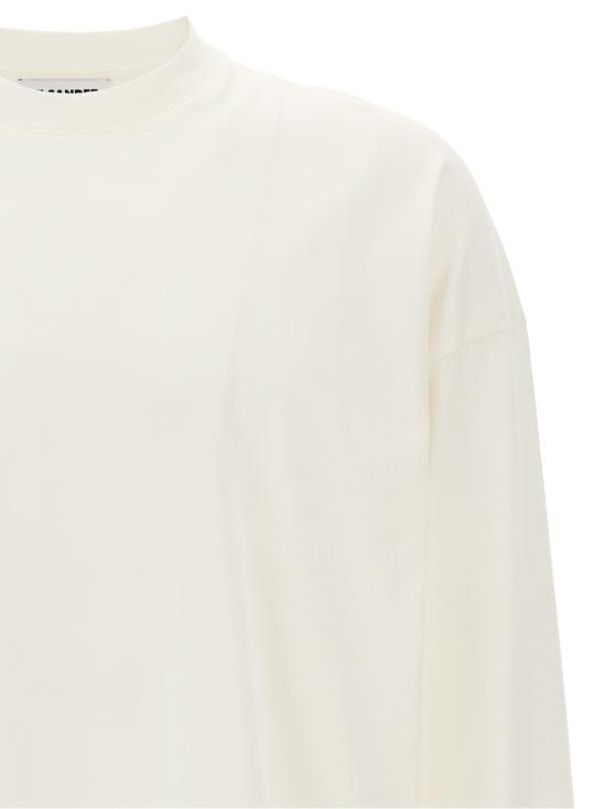 26FW 질샌더 반팔 티셔츠 로고 티셔츠 화이트 - JIL SANDER