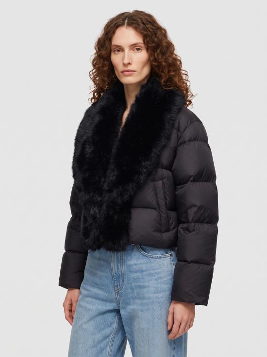 26FW 구찌 시어링 패딩 폴리에스터 재킷 시어링 패딩 폴리에스터 재킷 A0099U BLACK - GUCCI