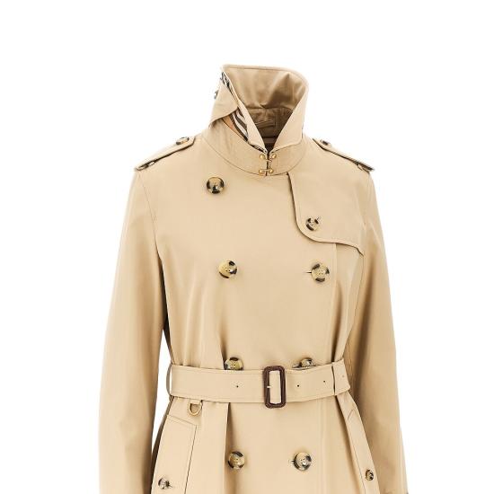 26FW 버버리 미드 렝스 켄싱턴 헤리티지 트렌치 코트 8117243 Beige - BURBERRY