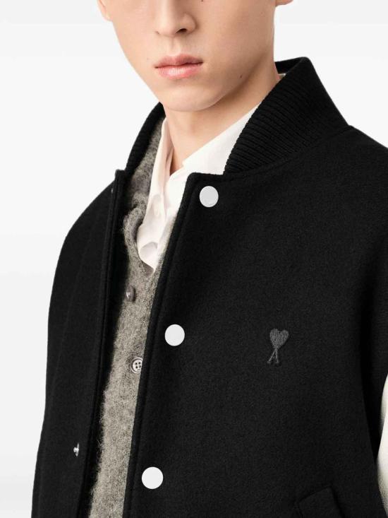 26FW 아미 봄버 자켓 HJK941WV0078001 BLACK - AMI