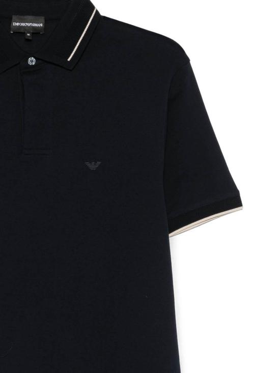 26FW 엠포리오 아르마니 폴로 티셔츠 EM006625AF12955UB118 DARK BLUE - EMPORIO ARMANI