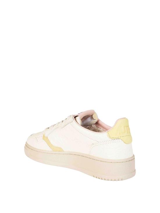 26SS 오트리 메달리스트 로우 레더 스니커즈 AULWNE14 WHITE - AUTRY