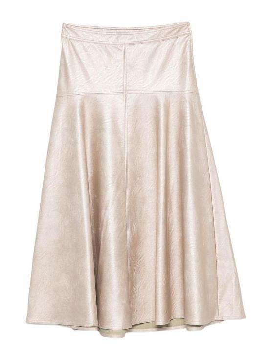 26FW 포르테포르테 미디 스커트 15312MYSKIRTPLATINO SILVER