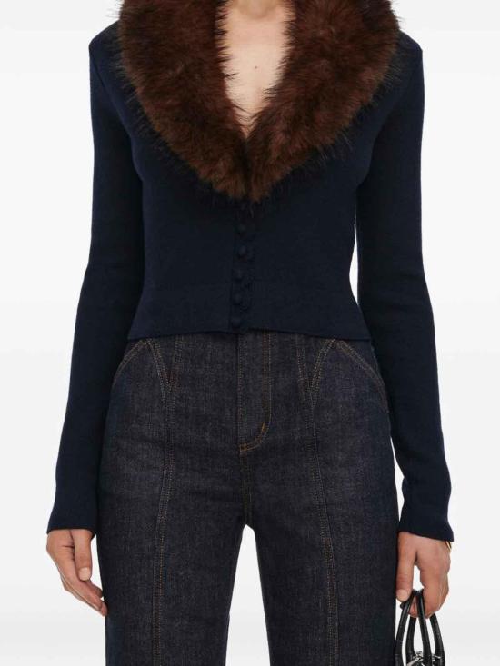 26FW 셀프 포트레이트 가디건 AW26148CANNAVY DARK BLUE - SELF PORTRAIT