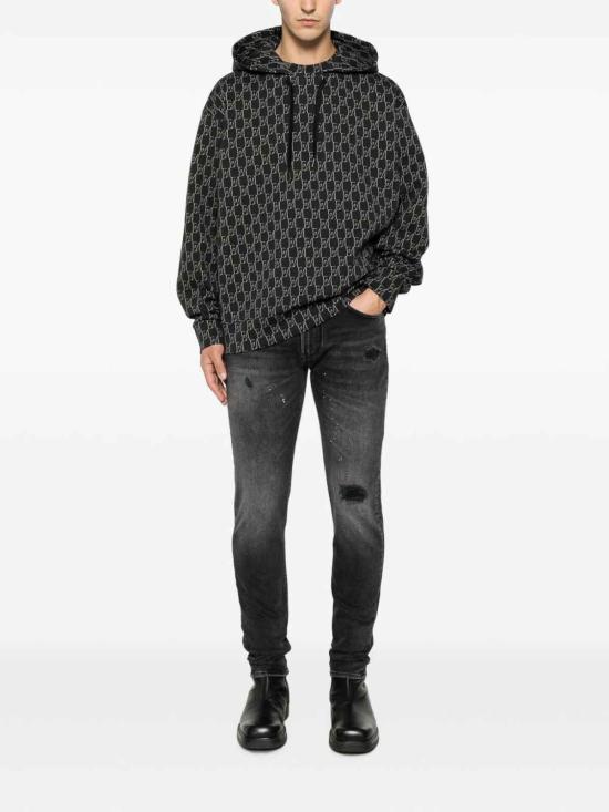 26FW 엠포리오 아르마니 스트레이트 팬츠 EM000121AF29286M8001 BLACK - EMPORIO ARMANI