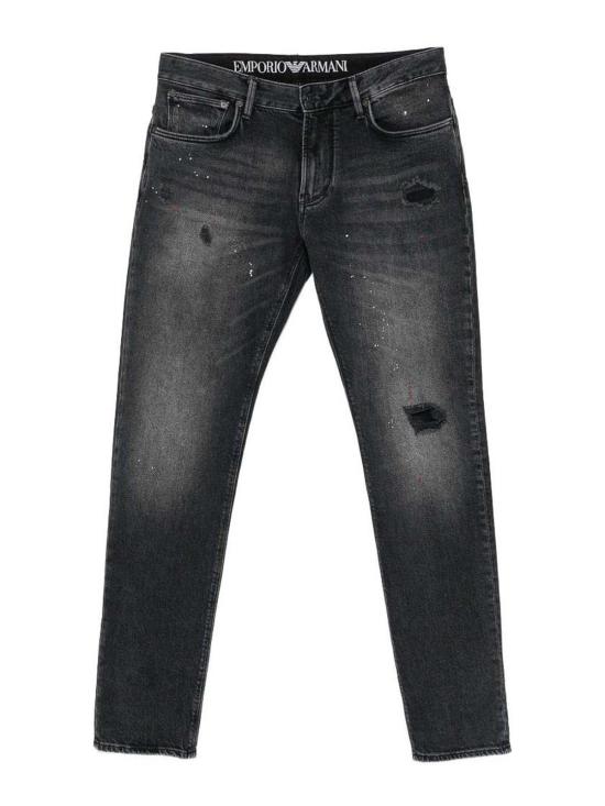 26FW 엠포리오 아르마니 스트레이트 팬츠 EM000121AF29286M8001 BLACK
