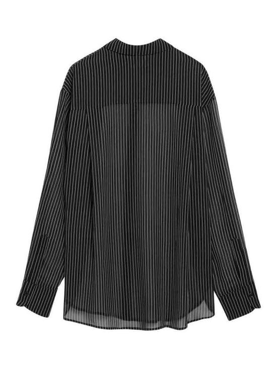26FW 더프랭키샵 셔츠 CHFS21094811BLACKWHITESTRIPE - THE FRANKIE SHOP