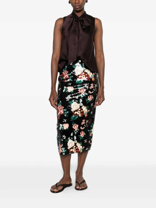 26FW 포르테포르테 미디 스커트 15350MYSKIRTBOUQUET MULTICOLOUR - FORTE FORTE