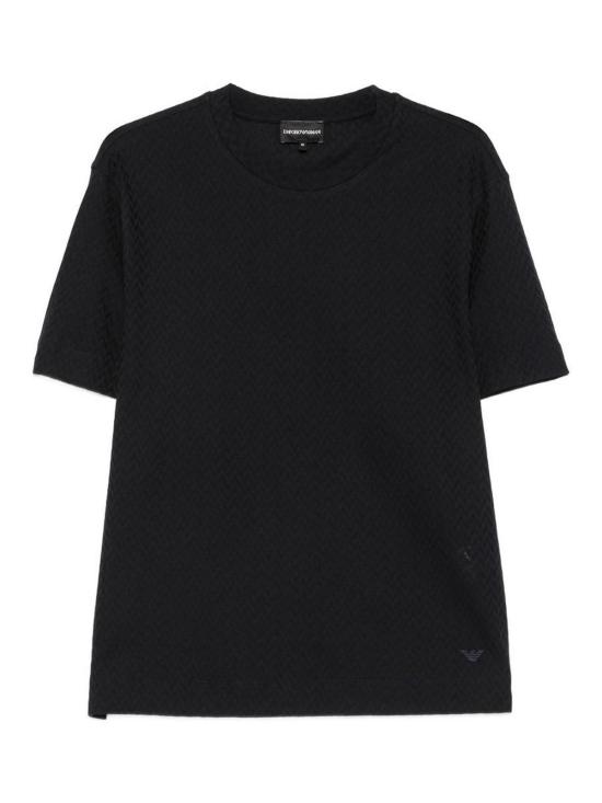 26FW 엠포리오 아르마니 반팔 티셔츠 EM007038AF10762FB561 DARK BLUE