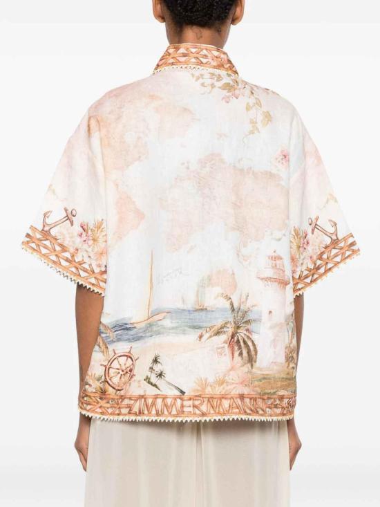 26FW 짐머만 셔츠 7632TSS263ISMB MULTICOLOUR - ZIMMERMANN