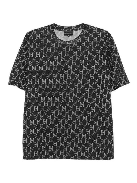 26FW 엠포리오 아르마니 반팔 티셔츠 EM006812AF10017FB562 DARK BLUE