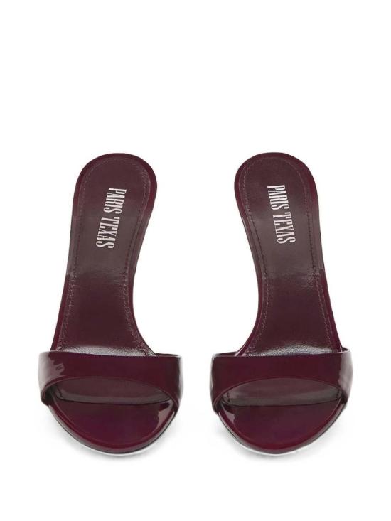 26FW 파리텍사스 뮬/슬리퍼 PX836XVN01AMARENA DARK RED - PARIS TEXAS