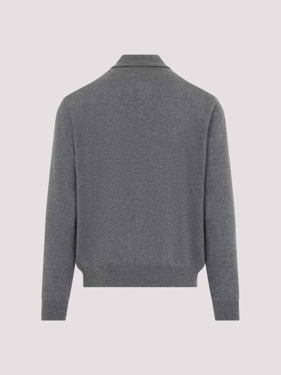 26FW 랄프로렌 퍼플라벨 폴로 티셔츠 790P22444001 GREY - RALPH LAUREN PURPLE LABEL