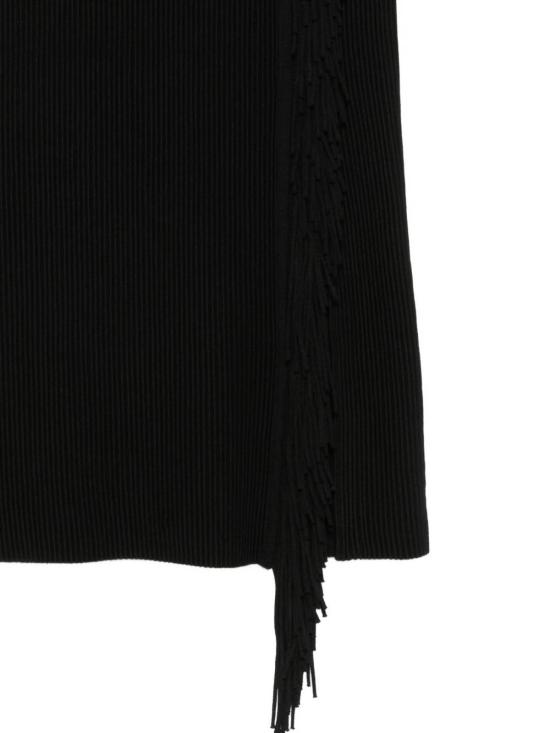 26FW 엠포리오 아르마니 미디 스커트 EW004681AF29173UC001 BLACK - EMPORIO ARMANI