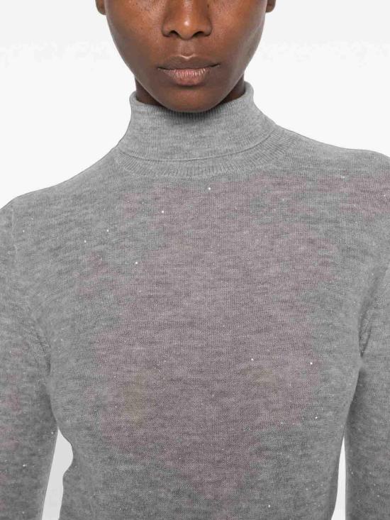 26FW 파비아나 필리피 터틀넥 MAD226F482D7228132 GREY - FABIANA FILIPPI