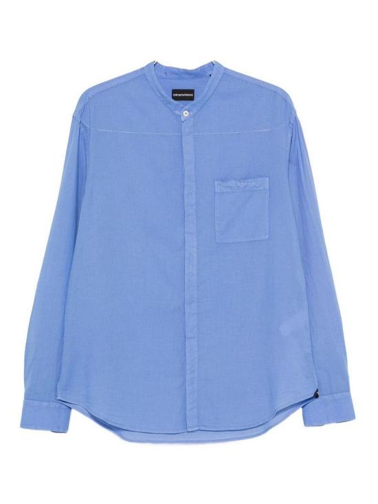 26FW 엠포리오 아르마니 셔츠 EM003091AF28751U9338 LIGHT BLUE