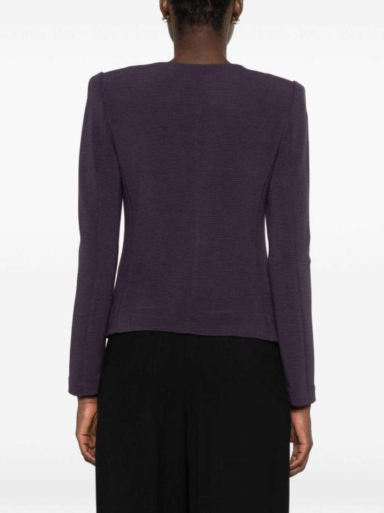 26FW 엠포리오 아르마니 수트 자켓 EW004705AF25834UA140 PURPLE - EMPORIO ARMANI