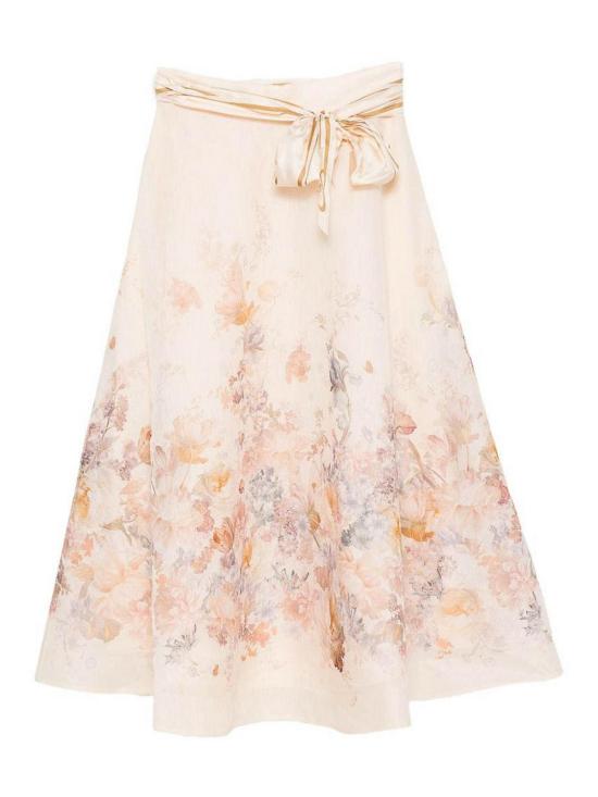 26FW 짐머만 미디 스커트 0267SF262CRF LIGHT BEIGE