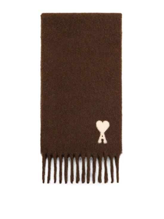 26FW 아미 알파카 아미 드 꾀흐 스카프 USF673AW00042221 BROWN