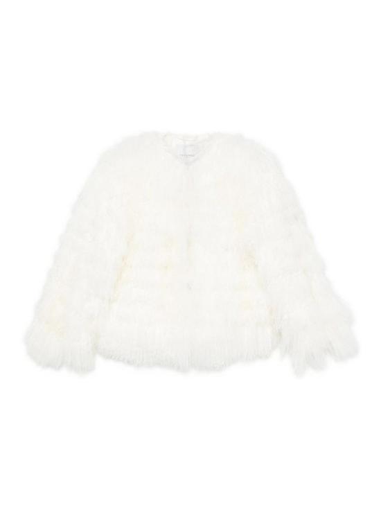 26FW 에르마노 피렌제 무스탕 D49ED050E3AMF333 WHITE
