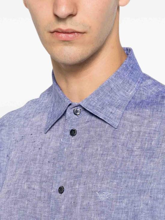 26FW 엠포리오 아르마니 셔츠 EM000099TE10157OB003 BLUE - EMPORIO ARMANI