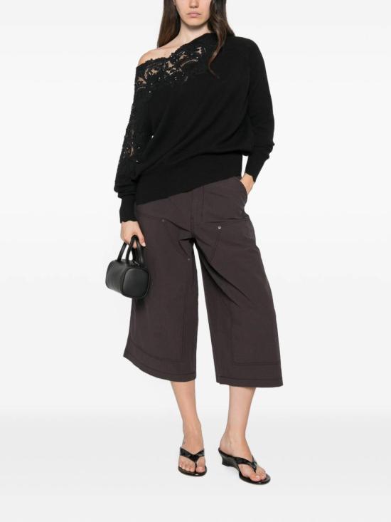 26FW 에르마노 설비노 탑 D495M331APCTPYU95708 BLACK - ERMANNO SCERVINO
