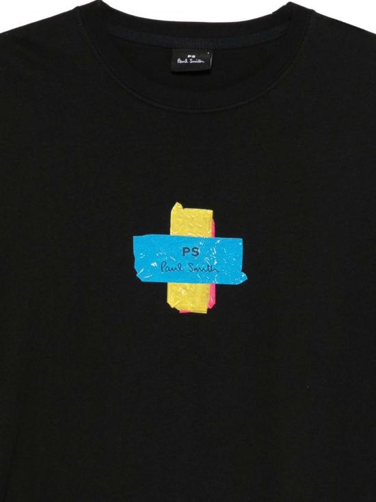26FW 폴 스미스 지브라 패치 반팔 M2R011RWP607579 BLACK - PAUL SMITH