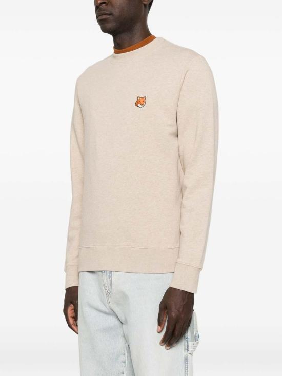 26FW 메종키츠네 폭스 헤드 레귤러 폴로 티셔츠 PM00303KM03400604 BEIGE - MAISON KITSUNE