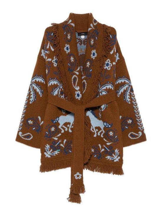 26FW 알라누이 가디건 LWHB064E26KNI0036442 BROWN