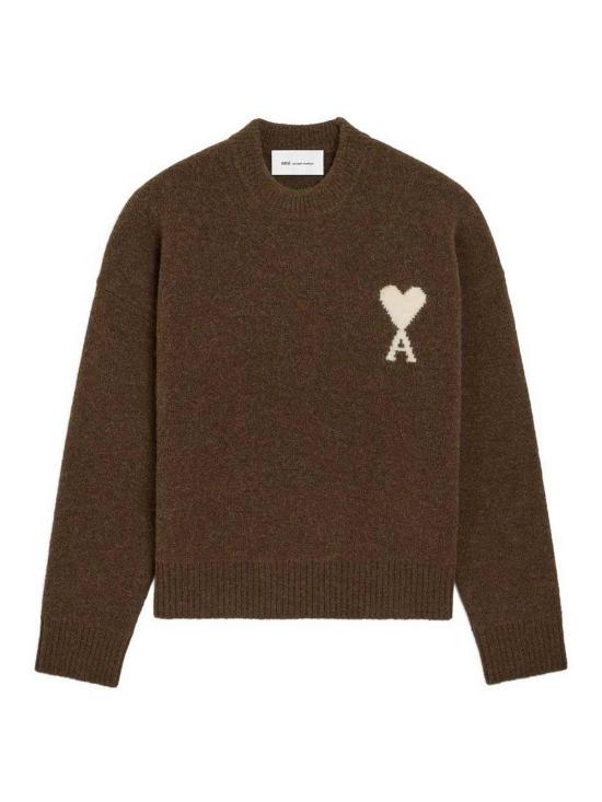 26FW 아미 ADC 크루넥 스웨터 UKS836KN0135A362 BROWN