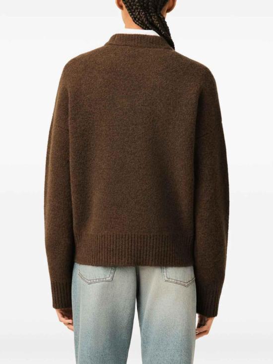 26FW 아미 ADC 크루넥 스웨터 UKS836KN0135A362 BROWN - AMI