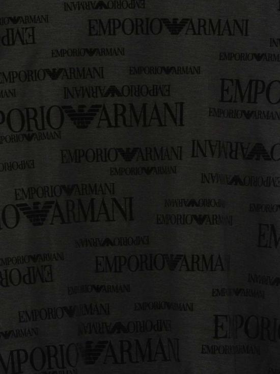 26FW 엠포리오 아르마니 반팔 티셔츠 EM007343AF10017FC376 BLACK - EMPORIO ARMANI