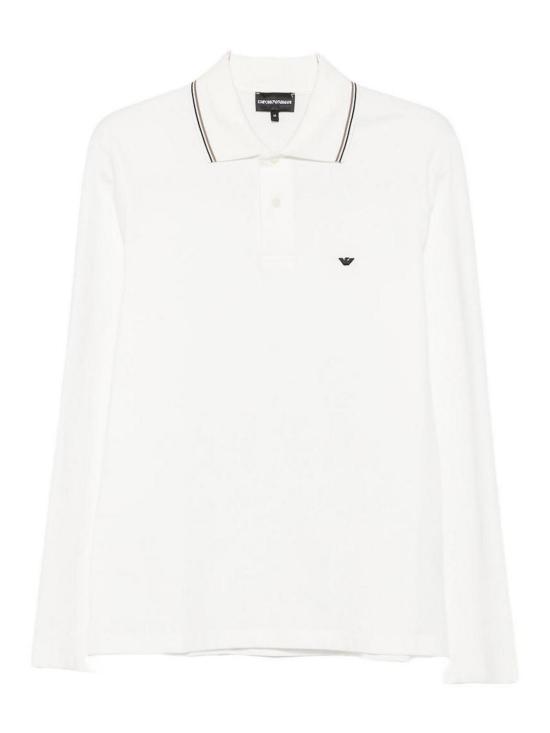 26FW 엠포리오 아르마니 폴로 티셔츠 EM004608AF23090U0003 WHITE